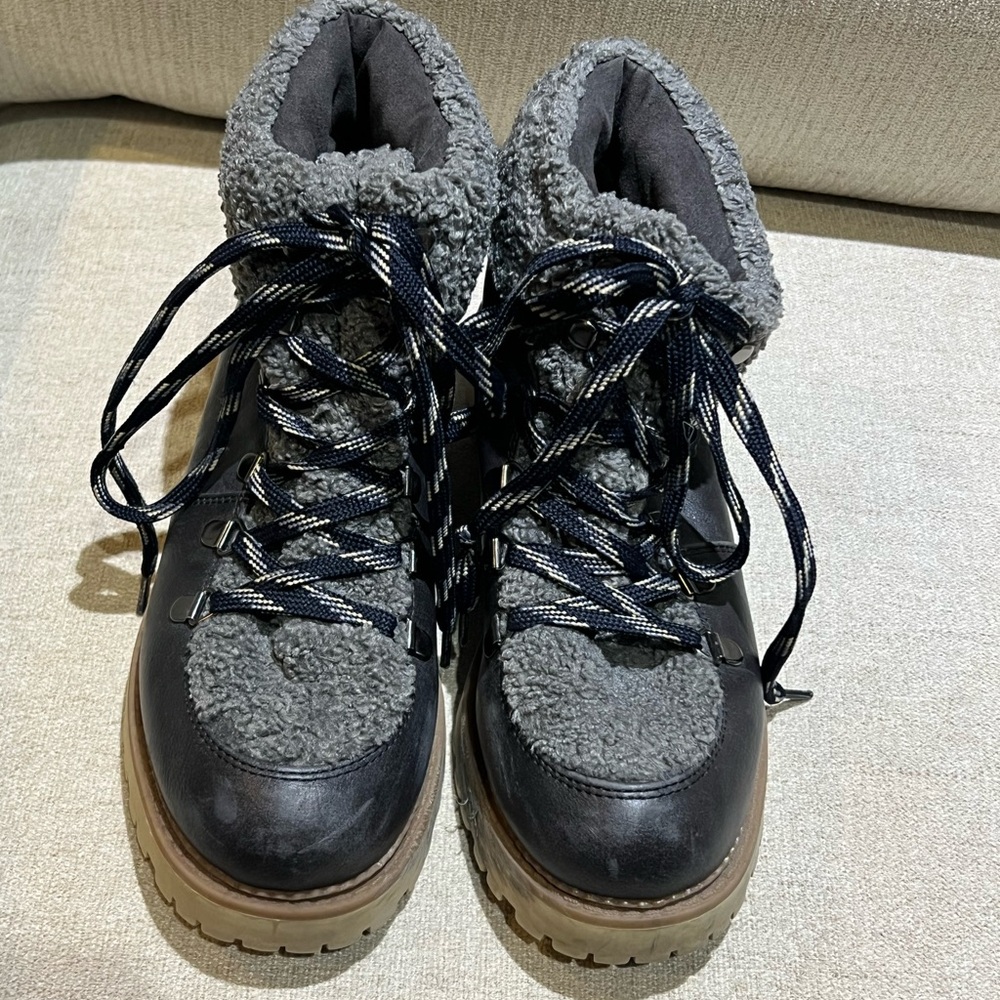 Circus By Sam Edelman Faux Fur Ankle Boots Size 9
